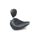 Mustang Wide Tripper Solo Seat for Harley 18-21 Softail Breakout / Plain / Black / With backrest  - Customhoj