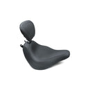 Mustang Wide Tripper Solo Seat for Harley 18-25 Softail Heritage / Deluxe / Plain / Black / With backrest  - Customhoj