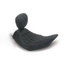 Mustang Wide Tripper Solo Seat for Harley 97-07 Touring Road King / Street Glide / Double Diamond / Black / With backrest  - Customhoj