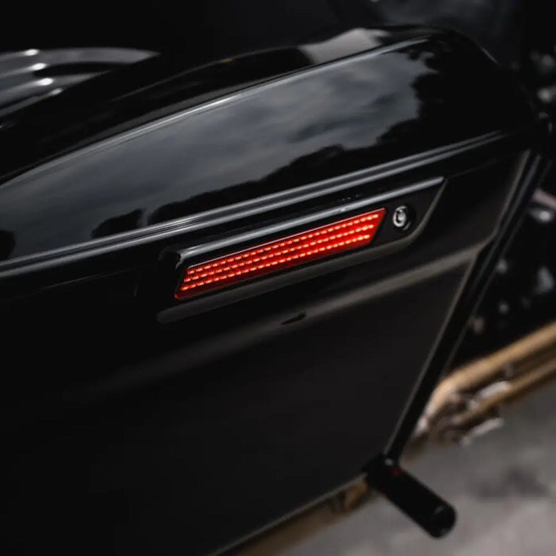 Custom Dynamics Dual Intensity LED Lampor Handtag Sidoväskor till Harley