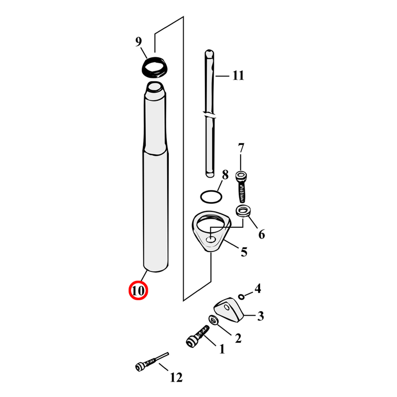 Pushrod Parts Diagram Exploded View for 91-03 Harley Sportster 10) 91-03 XL. Colony multiple parts pushrod cover kit for adjustable pushrods. Replaces OEM: 17946-89