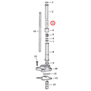 Pushrod Parts Diagram Exploded View for Harley Twin Cam 3) 99-17 TCA/B. Retainer only (set of 4). Replaces OEM: 17968-99
