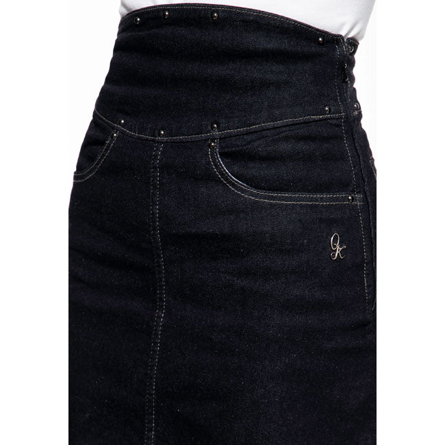 Queen Kerosin Biker Pencil Skirt  - Customhoj