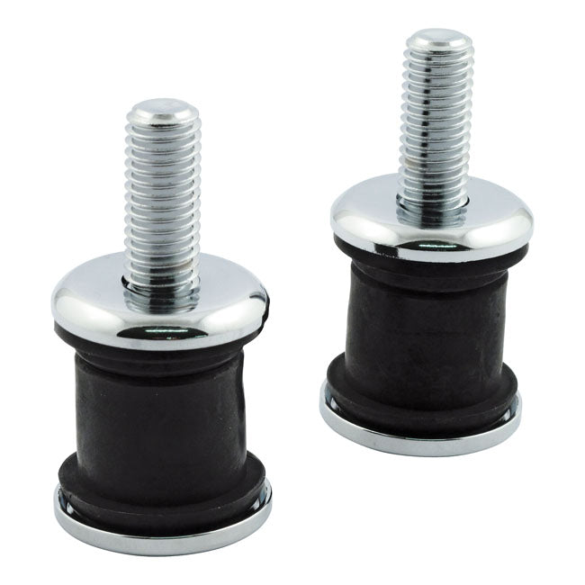 Red Polyurethane Handlebar Riser Bushing Set For 1974 & Later Harley Big Twin Models - RCP41337