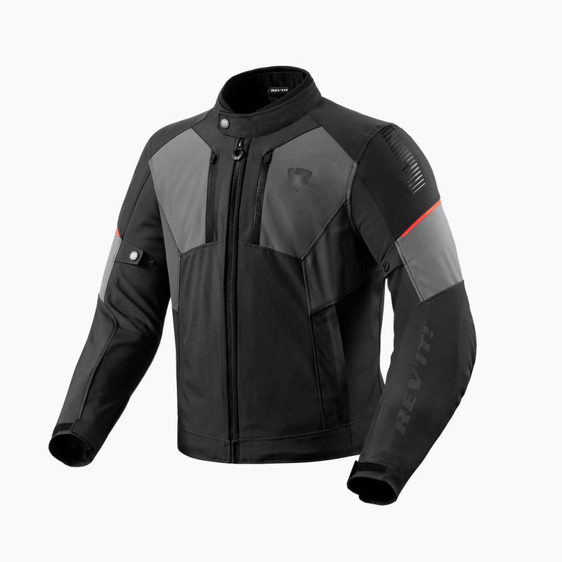 REV'IT! Catalyst H2O Motorcycle Jacket Black/Grey / S