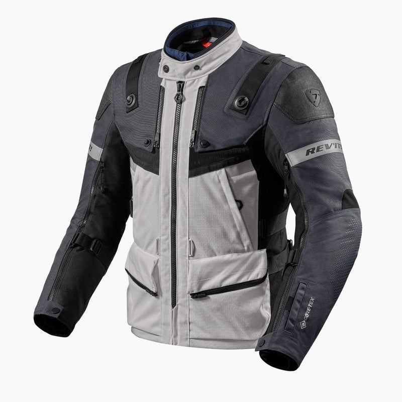 REV'IT! Defender 3 GTX Motorcycle Jacket Silver/Anthracite / S