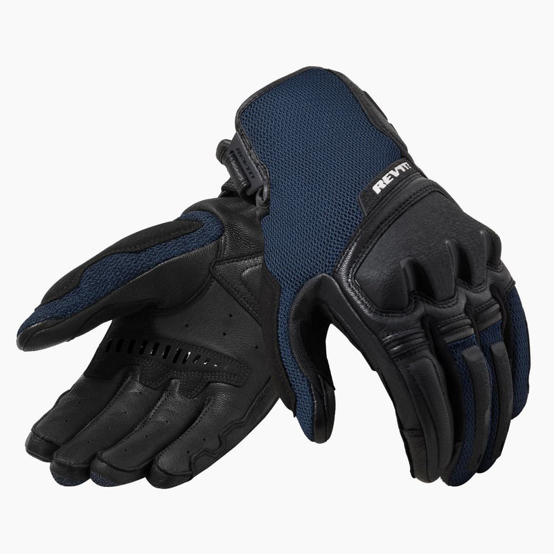 REV'IT! Duty Motorcycle Gloves Black/Blue / S
