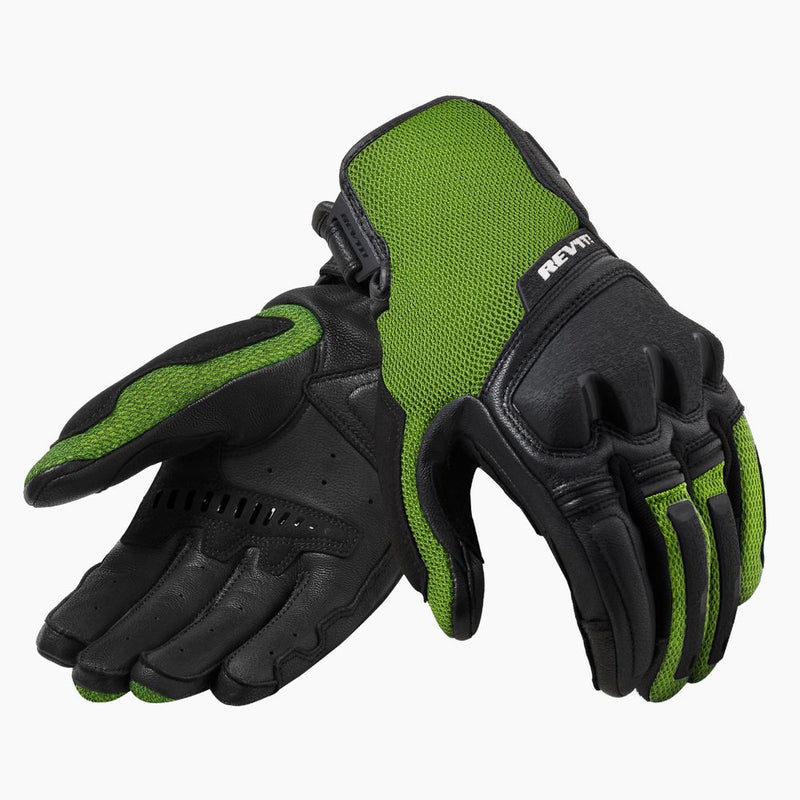 REV'IT! Duty Motorcycle Gloves Black/Neon Yellow / S
