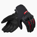 REV'IT! Duty Motorcycle Gloves Black/Red / S