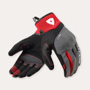 REV'IT! Endo Motorcycle Gloves Grey/Red / S  - Customhoj