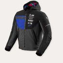 REV'IT! Haste H2O Motorcycle Jacket Black/Blue / S  - Customhoj