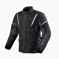 REV'IT! Horizon 3 H2O Motorcycle Jacket Black/White / S