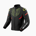 REV'IT! Hyperspeed 2 H2O Motorcycle Jacket Black/Neon Yellow / S