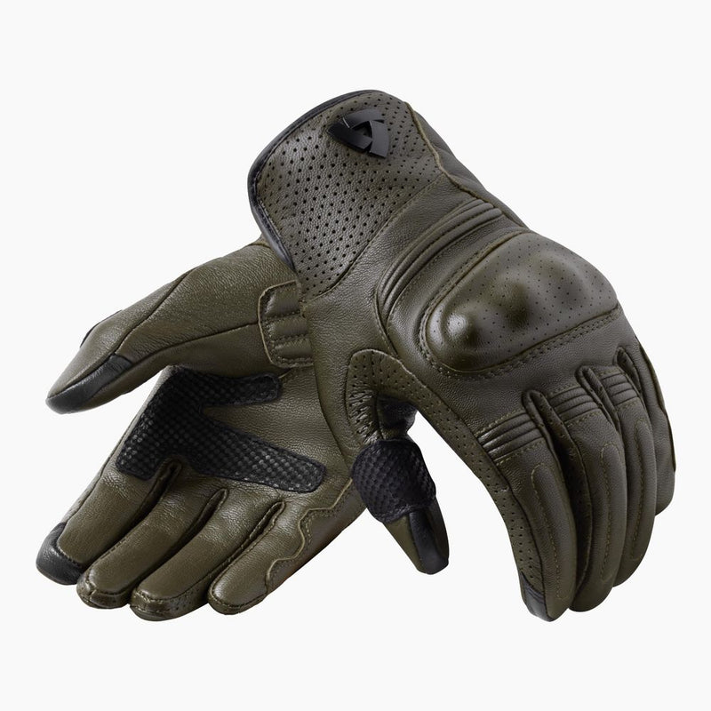 REV'IT! Monster 3 Motorcycle Gloves Dark Green / S