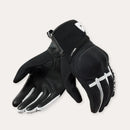 REV'IT! Mosca 2 Motorcycle Gloves Black/White / S  - Customhoj