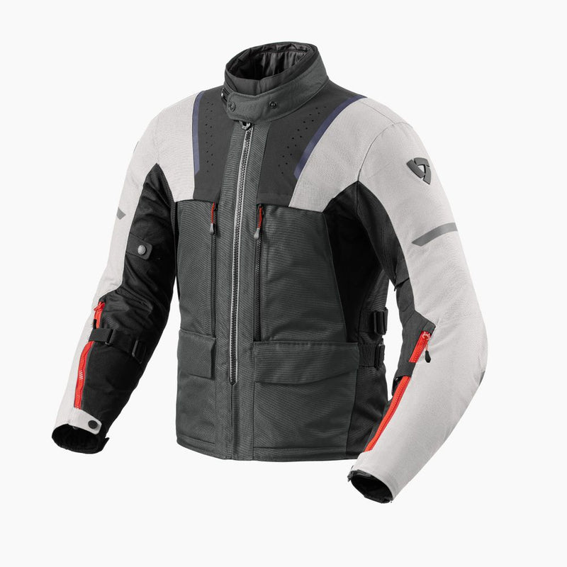 REV'IT! Offtrack 2 H2O Motorcycle Jacket Silver/Anthracite / S