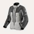 REV'IT! Sand 5 H2O Ladies Motorcycle Jacket Silver/Anthracite / 34  - Customhoj