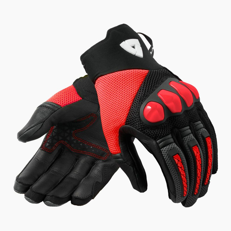 REV'IT! Speedart Air Motorcycle Gloves Black/Neon Red / S
