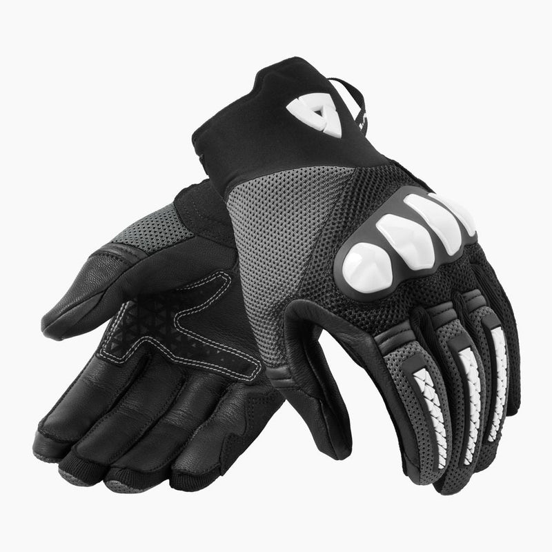 REV'IT! Speedart Air Motorcycle Gloves Black/White / S