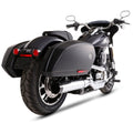 Rinehart 4" Sport Glide Slip-On Muffler for Harley 18-24 FLSB Sport Glide (read note) / Chrome with black end cap