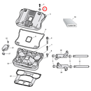 Rocker Box Parts Diagram Exploded View for 04-22 Harley Sportster 2) 04-08 XL. James paper seal washer. Replaces OEM: 63858-49