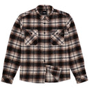 Roeg Blaze Flannel Shirt Brown / S  - Customhoj