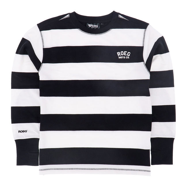 Roeg Sweater Black/White / S Roeg Ricky Striped Jersey Customhoj