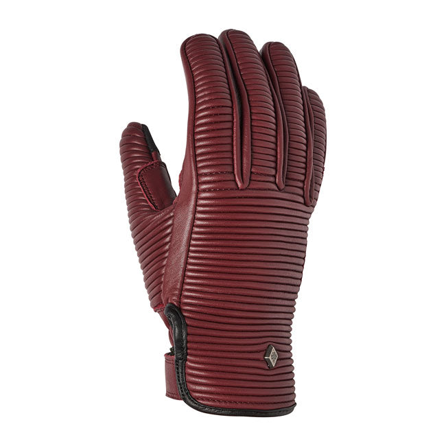 Roland Sands Design Gloves Ladies Merlot / S Roland Sands Belmont 74 Ladies Motorcycle Gloves Customhoj