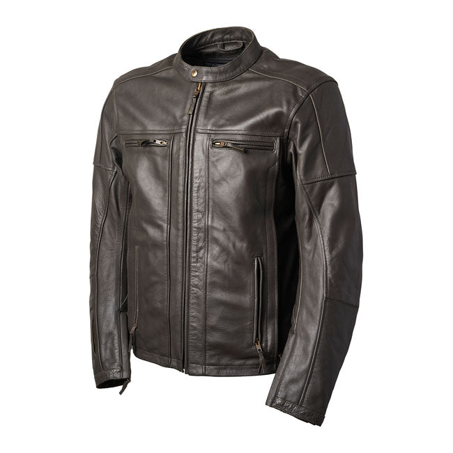 Roland Sands Design Protective Jacket Dark Brown / S Roland Sands Linden 74 Motorcycle Jacket Customhoj
