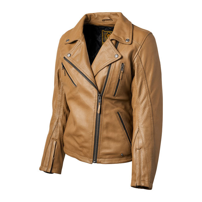 Roland Sands Design Protective Jacket Ladies Kahlua / XS Roland Sands Atherton 74 Ladies Motorcycle Jacket Customhoj