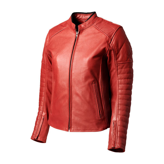 Roland Sands Design Protective Jacket Ladies Maraschino / XS Roland Sands Maywood Ladies Motorcycle Jacket Customhoj