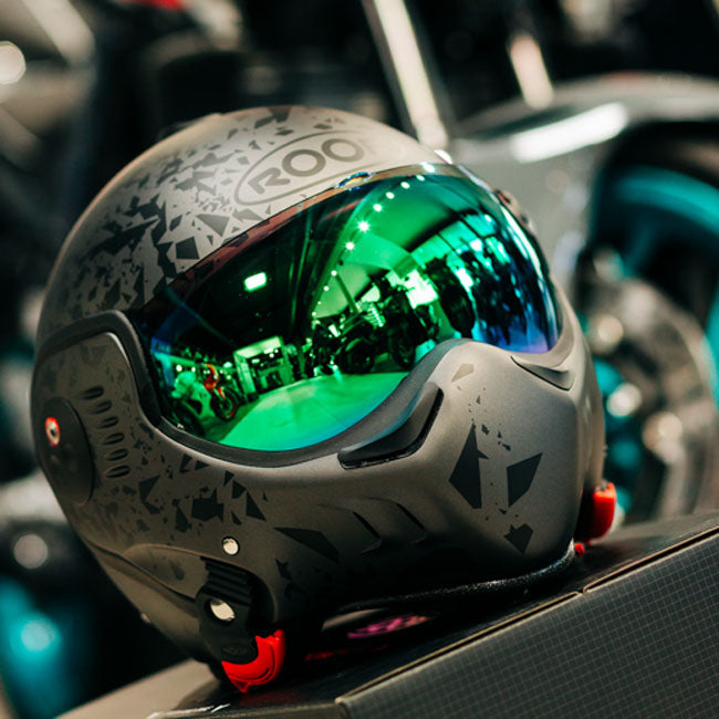 Roof Boxxer Alpha Flip-Up Motorcycle Helmet  - Customhoj