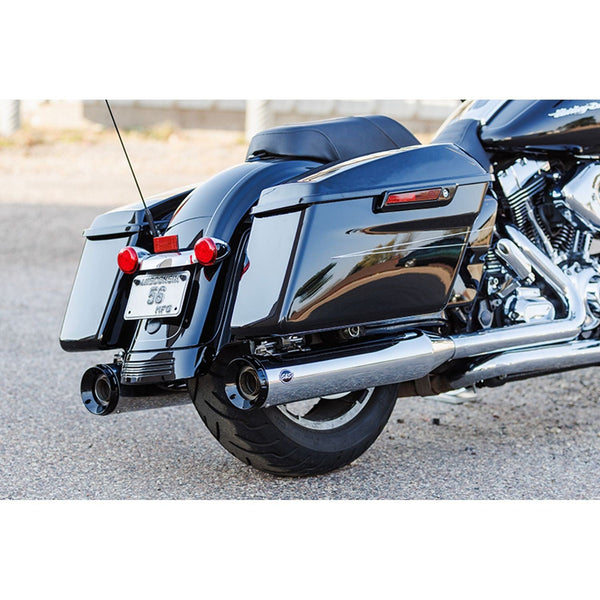 S&S 4.5" GNX Slip-On Mufflers for Harley 99-16 Touring / Chrome