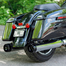 S&S 4.5" MK45 Performance Slip-On Mufflers for Harley 17-24 Touring / Chrome / Black Thruster