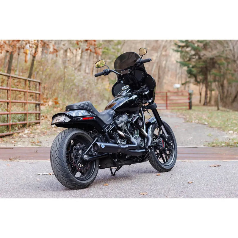 S&S Qualifier Stainless Steel 2-into-1 Exhaust System for Harley  - Customhoj
