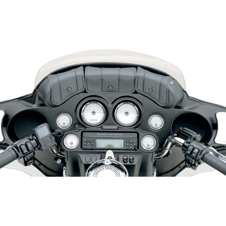 Saddlemen Cruis'n Deluxe 3-Pocket Windshield Bag for Harley 96-13 Touring Electra Glide / Street Glide  - Customhoj