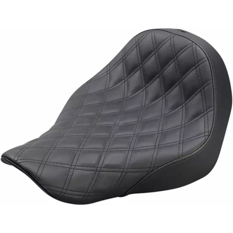 Saddlemen Renegade Lattice Stitch Solo Seat For Harley 18-27 Softail FXLR / FXLRS / FXLRST / FLSB / Black