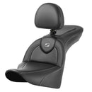 Saddlemen Roadsofa Plain Seat for Harley 18-25 Softail Deluxe / Heritage / Heritage Classic / Slim / Carbon Fiber / Without heating / With backrest  - Customhoj