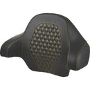 Saddlemen Roadsofa Tour-Pak Backrest for Harley 14-25 Touring (King Tour-Pak) / Honeycomb / Gold  - Customhoj