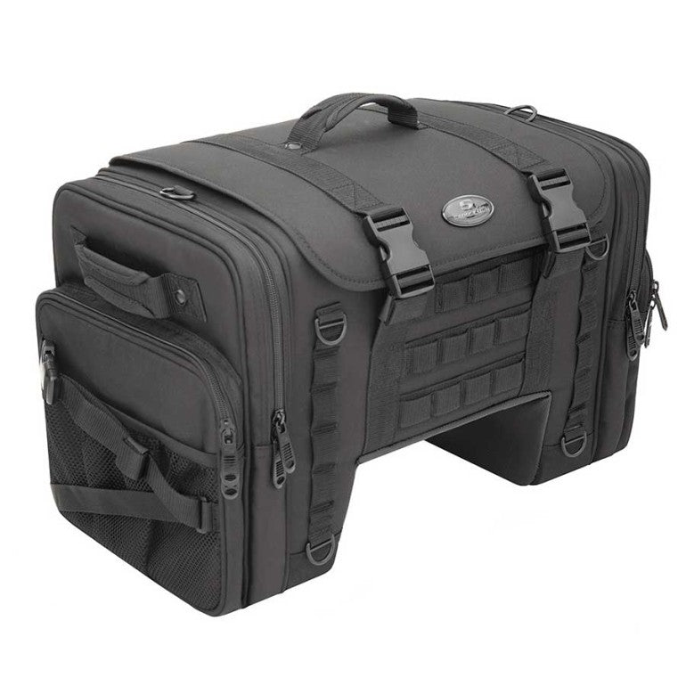 Saddlemen TS3200DE Deluxe Tactical Motorcycle Tunnel / Tail Bag  - Customhoj