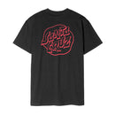 Santa Cruz Fever Dream Mono Dot T-Shirt Black / S  - Customhoj