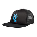 Santa Cruz Hand Mesh Back Cap Black  - Customhoj