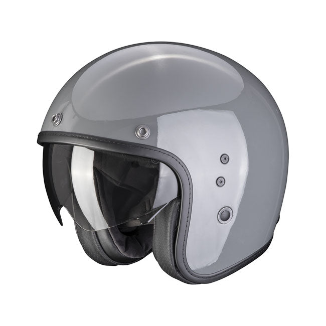 Scorpion Belfast Evo Open Motorcycle Helmet Gloss Cement Gray / XS (53-54cm)