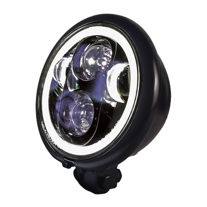 SMP Beam Halo 5.75" Motorcycle LED Headlight Insert  - Customhoj