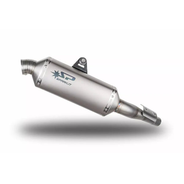 Spark Dakar Slip-On Muffler for Yamaha 19-24 Tenere 700 (ECE Euro 5 approved) (Stainless steel / Titanium) (GYA1601TOM)  - Customhoj