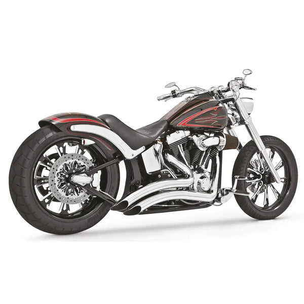 Freedom Performance Sharp Curve Radius Scallop Avgassystem till Harley