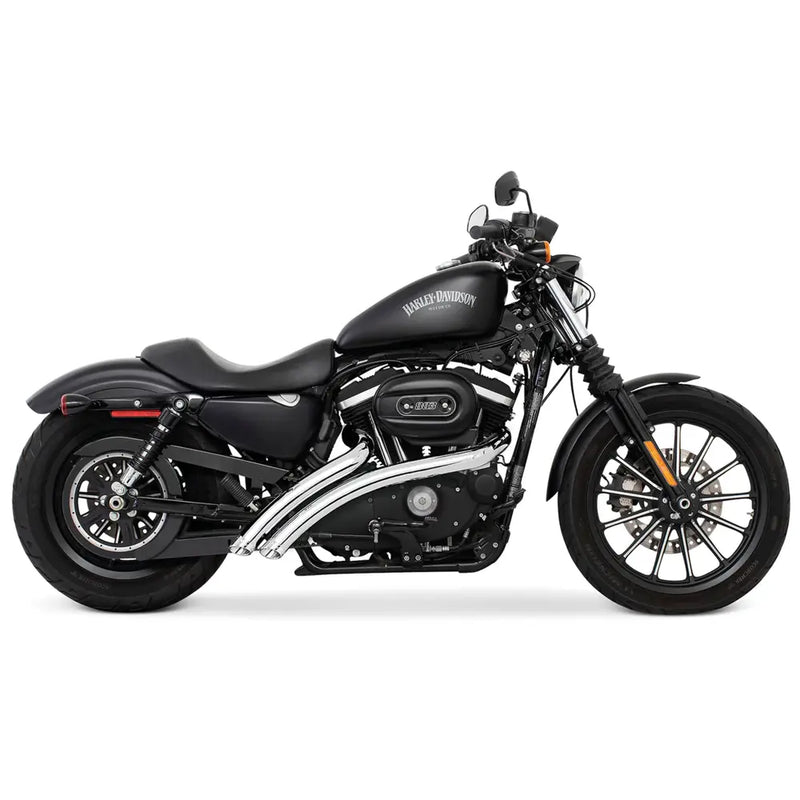 Freedom Performance Radical Radius Slash Cut Avgassystem till Harley