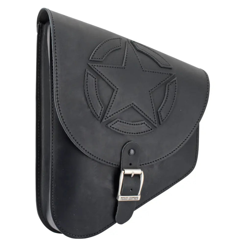 Texas Leather Svingarmsväska Slim till Harley