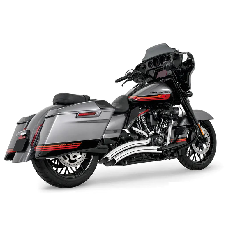 Freedom Performance Sharp Curve Radius Scallop Avgassystem till Harley