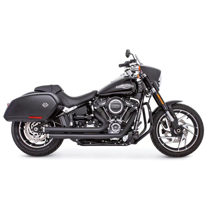 Freedom Performance Staggered Duals Avgassystem till Harley